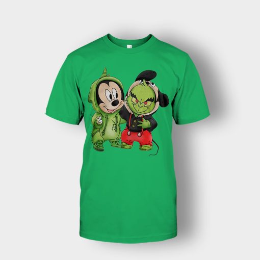 Baby-Grinch-And-Mickey-Disney-Inspired-Unisex-T-Shirt-Irish-Green