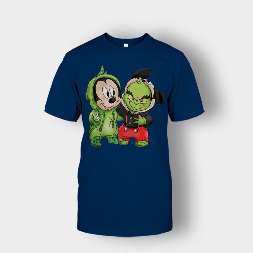 Baby-Grinch-And-Mickey-Disney-Inspired-Unisex-T-Shirt-Navy