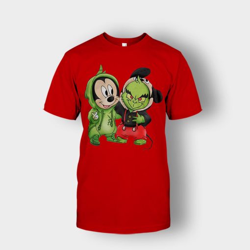 Baby-Grinch-And-Mickey-Disney-Inspired-Unisex-T-Shirt-Red