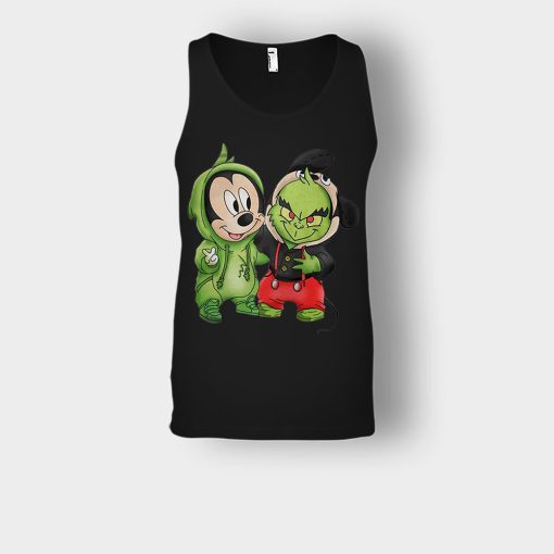 Baby-Grinch-And-Mickey-Disney-Inspired-Unisex-Tank-Top-Black