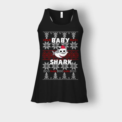 Baby-Shark-Doo-Doo-Doo-Christmas-New-Year-Gift-Ideas-Bella-Womens-Flowy-Tank-Black
