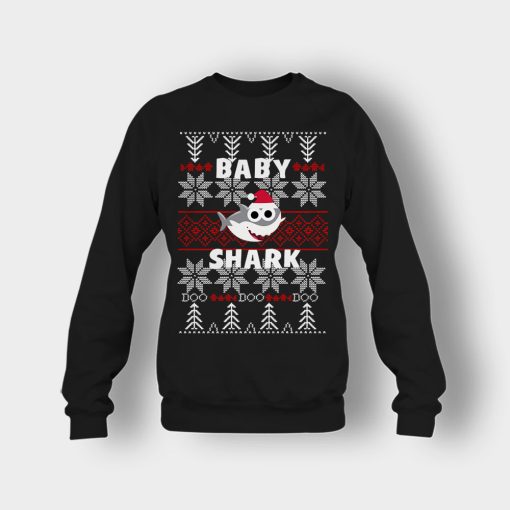Baby-Shark-Doo-Doo-Doo-Christmas-New-Year-Gift-Ideas-Crewneck-Sweatshirt-Black