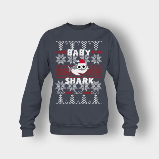 Baby-Shark-Doo-Doo-Doo-Christmas-New-Year-Gift-Ideas-Crewneck-Sweatshirt-Dark-Heather