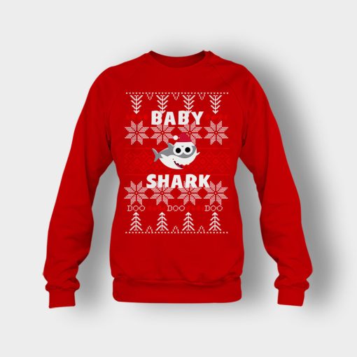 Baby-Shark-Doo-Doo-Doo-Christmas-New-Year-Gift-Ideas-Crewneck-Sweatshirt-Red