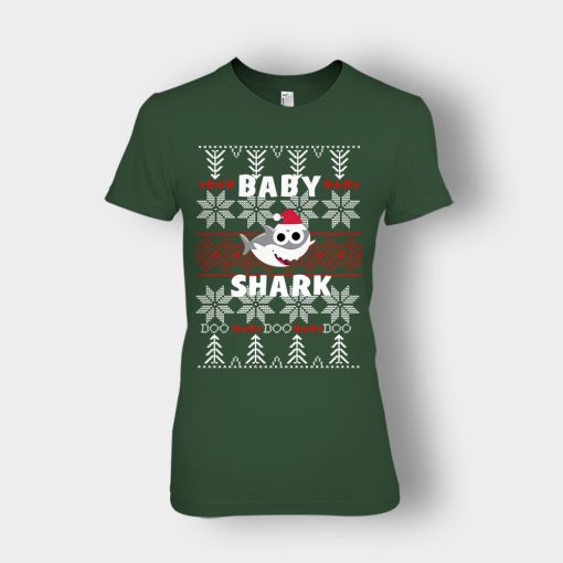 Baby-Shark-Doo-Doo-Doo-Christmas-New-Year-Gift-Ideas-Ladies-T-Shirt-Forest