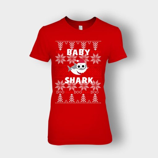 Baby-Shark-Doo-Doo-Doo-Christmas-New-Year-Gift-Ideas-Ladies-T-Shirt-Red