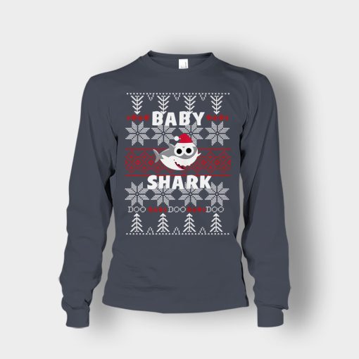 Baby-Shark-Doo-Doo-Doo-Christmas-New-Year-Gift-Ideas-Unisex-Long-Sleeve-Dark-Heather