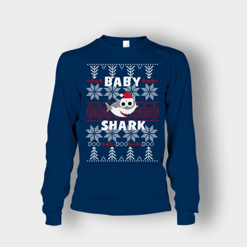 Baby-Shark-Doo-Doo-Doo-Christmas-New-Year-Gift-Ideas-Unisex-Long-Sleeve-Navy