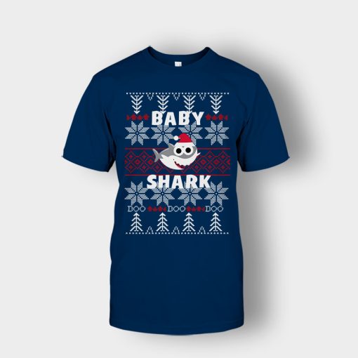 Baby-Shark-Doo-Doo-Doo-Christmas-New-Year-Gift-Ideas-Unisex-T-Shirt-Navy