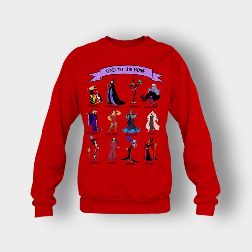 Bad-To-The-Bones-Disney-Villains-Crewneck-Sweatshirt-Red