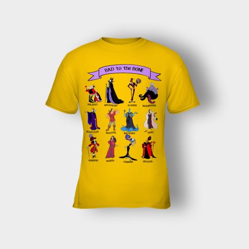 Bad-To-The-Bones-Disney-Villains-Kids-T-Shirt-Gold