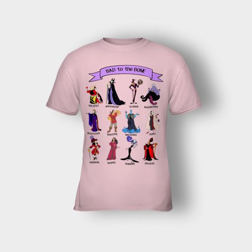 Bad-To-The-Bones-Disney-Villains-Kids-T-Shirt-Light-Pink