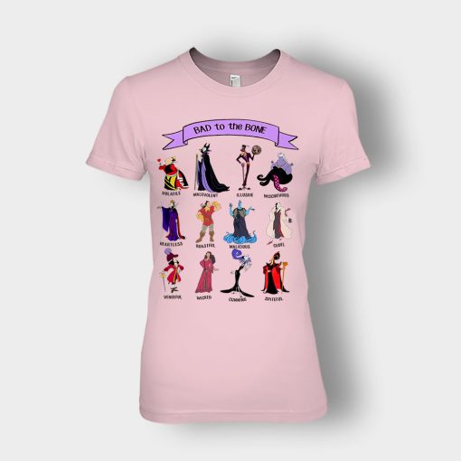 Bad-To-The-Bones-Disney-Villains-Ladies-T-Shirt-Light-Pink