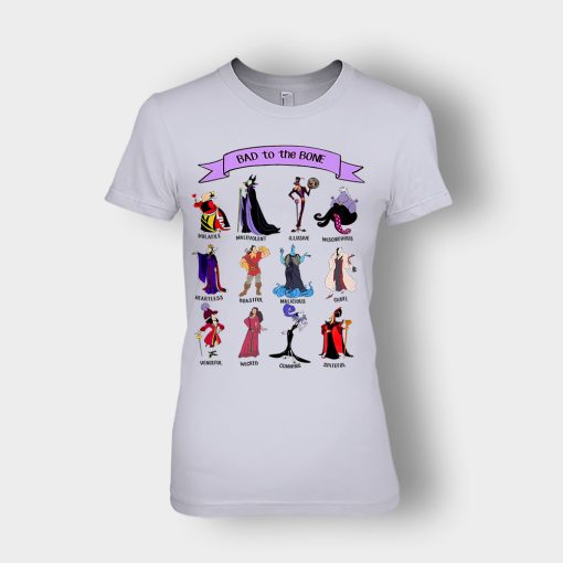 Bad-To-The-Bones-Disney-Villains-Ladies-T-Shirt-Sport-Grey