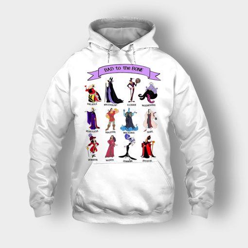 Bad-To-The-Bones-Disney-Villains-Unisex-Hoodie-White