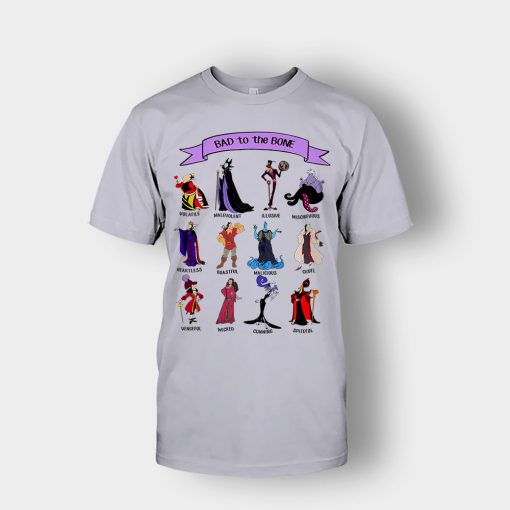 Bad-To-The-Bones-Disney-Villains-Unisex-T-Shirt-Sport-Grey