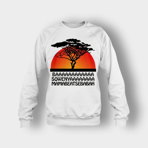 Basowenyaamamabeatsebabah-The-Lion-King-Disney-Inspired-Crewneck-Sweatshirt-White