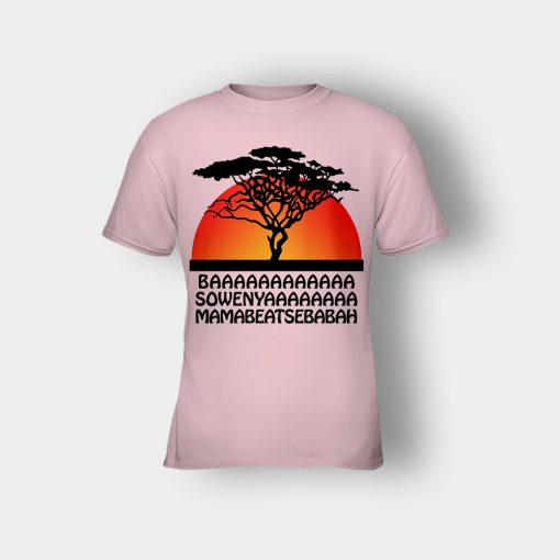 Basowenyaamamabeatsebabah-The-Lion-King-Disney-Inspired-Kids-T-Shirt-Light-Pink