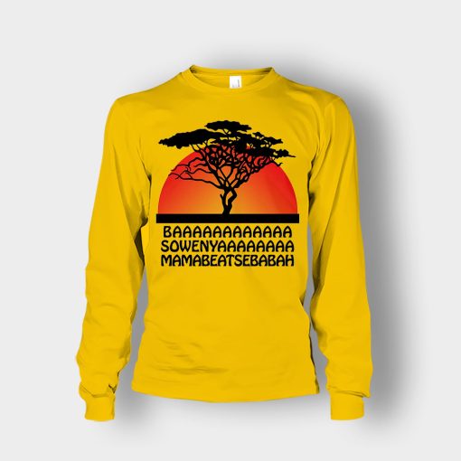 Basowenyaamamabeatsebabah-The-Lion-King-Disney-Inspired-Unisex-Long-Sleeve-Gold