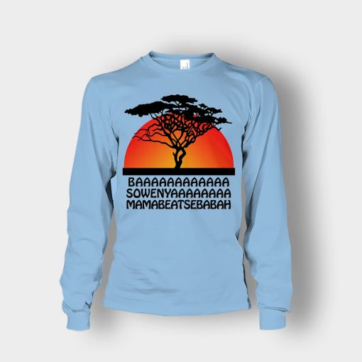 Basowenyaamamabeatsebabah-The-Lion-King-Disney-Inspired-Unisex-Long-Sleeve-Light-Blue