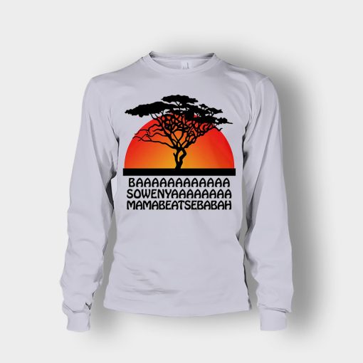 Basowenyaamamabeatsebabah-The-Lion-King-Disney-Inspired-Unisex-Long-Sleeve-Sport-Grey