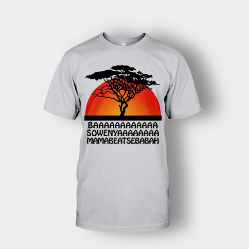 Basowenyaamamabeatsebabah-The-Lion-King-Disney-Inspired-Unisex-T-Shirt-Ash