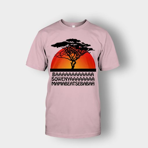 Basowenyaamamabeatsebabah-The-Lion-King-Disney-Inspired-Unisex-T-Shirt-Light-Pink