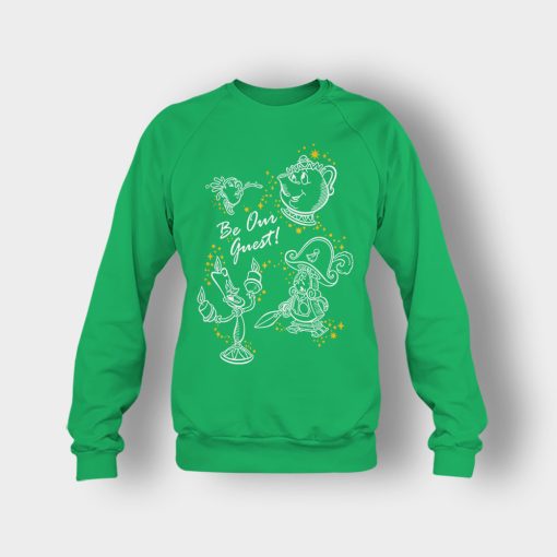 Be-Our-Houses-Guest-Disney-Beauty-And-The-Beast-Crewneck-Sweatshirt-Irish-Green