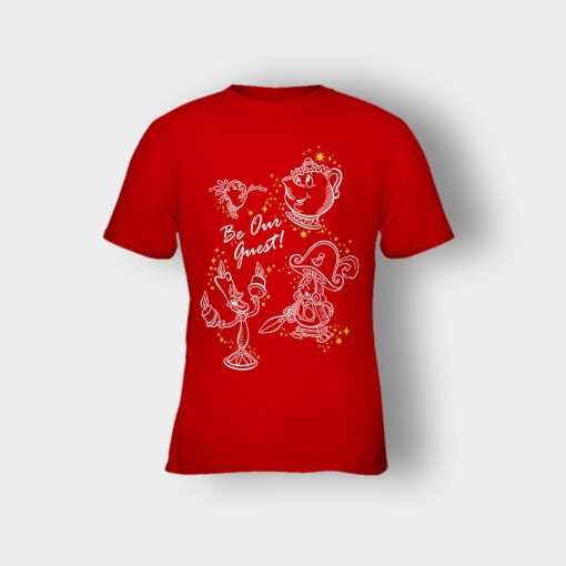 Be-Our-Houses-Guest-Disney-Beauty-And-The-Beast-Kids-T-Shirt-Red