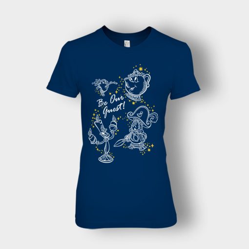Be-Our-Houses-Guest-Disney-Beauty-And-The-Beast-Ladies-T-Shirt-Navy