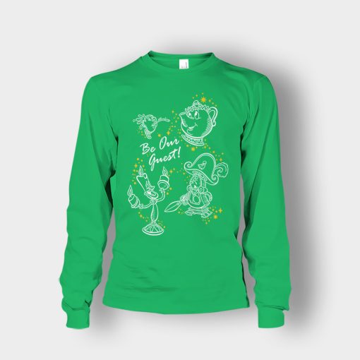 Be-Our-Houses-Guest-Disney-Beauty-And-The-Beast-Unisex-Long-Sleeve-Irish-Green