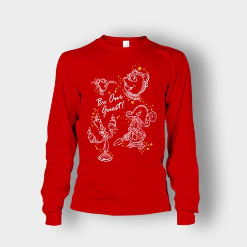 Be-Our-Houses-Guest-Disney-Beauty-And-The-Beast-Unisex-Long-Sleeve-Red