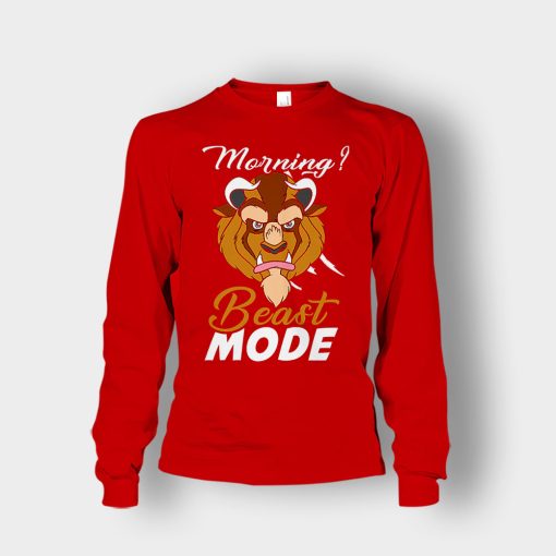 Beast-Mode-Disney-Beauty-And-The-Beast-Unisex-Long-Sleeve-Red
