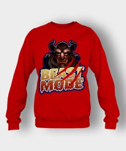 Beast-Mode-On-Disney-Beauty-And-The-Beast-Crewneck-Sweatshirt-Red