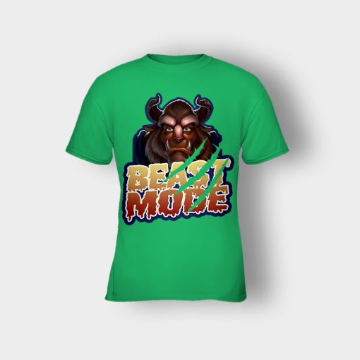 Beast-Mode-On-Disney-Beauty-And-The-Beast-Kids-T-Shirt-Irish-Green