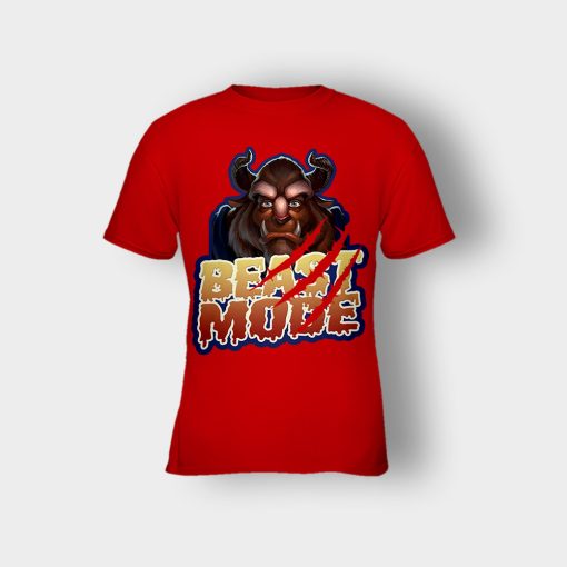 Beast-Mode-On-Disney-Beauty-And-The-Beast-Kids-T-Shirt-Red
