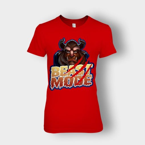 Beast-Mode-On-Disney-Beauty-And-The-Beast-Ladies-T-Shirt-Red