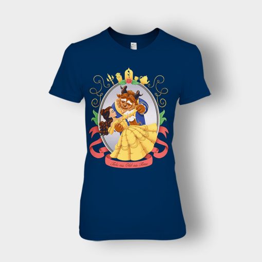 Beastly-Love-Disney-Beauty-And-The-Beast-Ladies-T-Shirt-Navy
