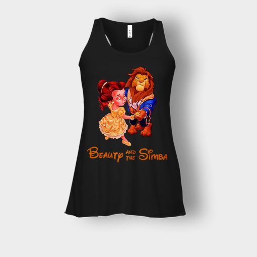 Beauty-And-The-Simba-The-Lion-King-Disney-Inspired-Bella-Womens-Flowy-Tank-Black