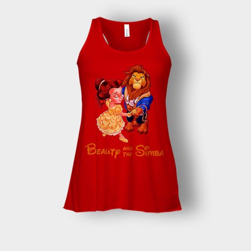 Beauty-And-The-Simba-The-Lion-King-Disney-Inspired-Bella-Womens-Flowy-Tank-Red