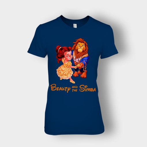 Beauty-And-The-Simba-The-Lion-King-Disney-Inspired-Ladies-T-Shirt-Navy