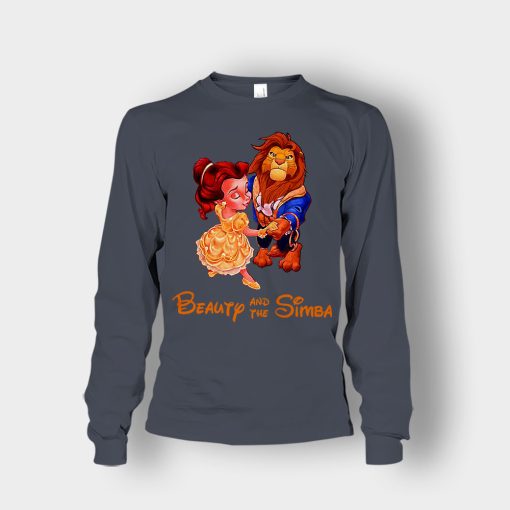 Beauty-And-The-Simba-The-Lion-King-Disney-Inspired-Unisex-Long-Sleeve-Dark-Heather