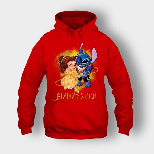 Beauty-And-The-Stitch-Disney-Lilo-And-Stitch-Unisex-Hoodie-Red