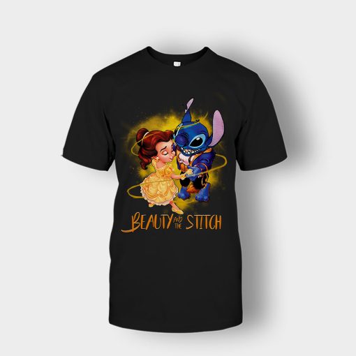Beauty-And-The-Stitch-Disney-Lilo-And-Stitch-Unisex-T-Shirt-Black