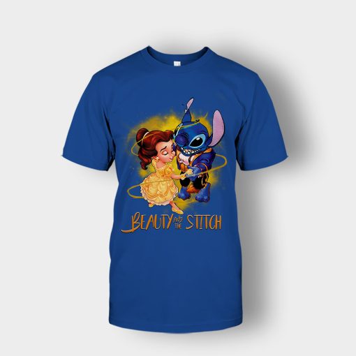 Beauty-And-The-Stitch-Disney-Lilo-And-Stitch-Unisex-T-Shirt-Royal