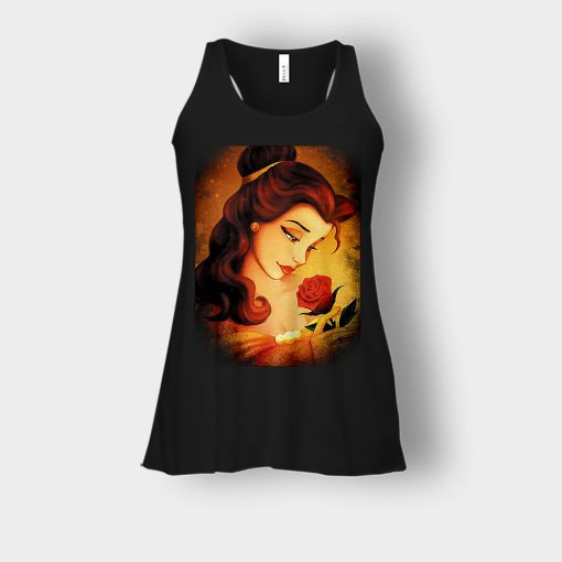 Beauty-Flower-Disney-Beauty-And-The-Beast-Bella-Womens-Flowy-Tank-Black