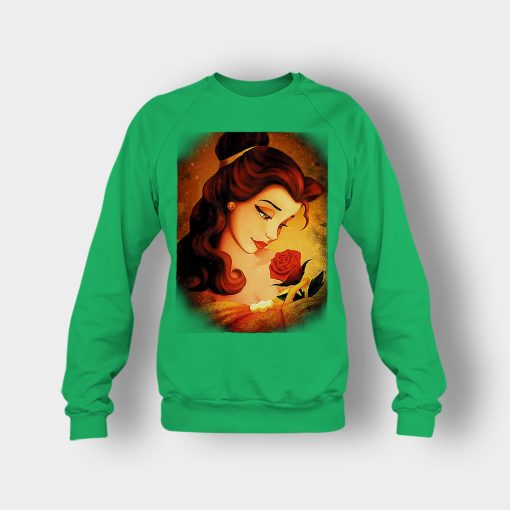 Beauty-Flower-Disney-Beauty-And-The-Beast-Crewneck-Sweatshirt-Irish-Green