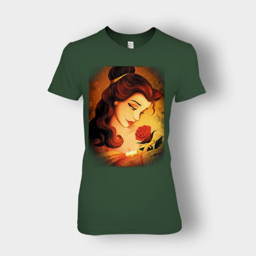 Beauty-Flower-Disney-Beauty-And-The-Beast-Ladies-T-Shirt-Forest