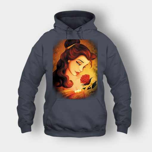 Beauty-Flower-Disney-Beauty-And-The-Beast-Unisex-Hoodie-Dark-Heather