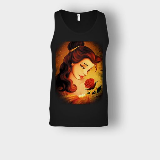 Beauty-Flower-Disney-Beauty-And-The-Beast-Unisex-Tank-Top-Black